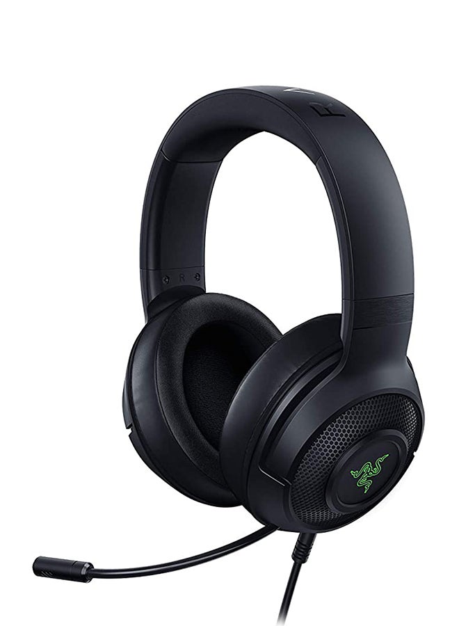 ريزر - Kraken V3 Hypersense Wrd Usb H/S-Black - Image 1
