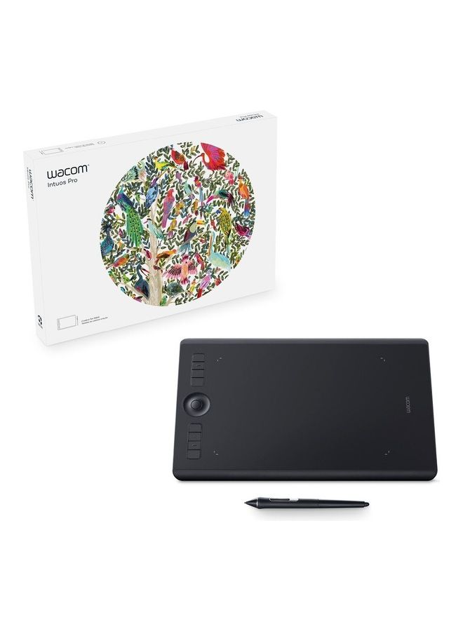 Wacom - PTH-660-N Intuos Pro Medium Creative Pen Tablet Black - Image 1