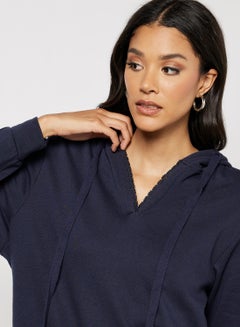 Solid Lace Hoodie Navy - v1649923130/N45741965V_3