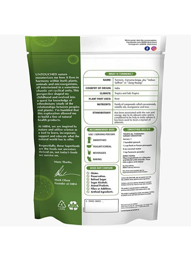 MRM Raw Organic Turmeric Root Powder - Image 2