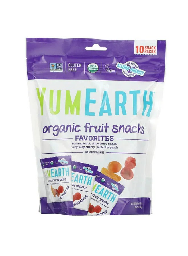 YumEarth Fruit Snacks 198g Pack Of 10 - Image 1