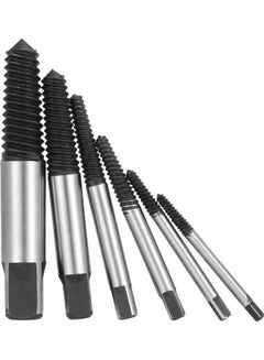 6Pcs Broken Bolt Screw Extractor Remover Set Easy Out Drill Bits Tools Kit Multicolour 3-22mm