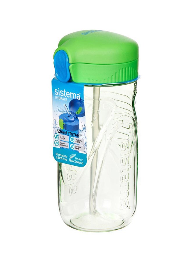 sistema Tritan Hydrate Straw Bottle Multicolor 520ml