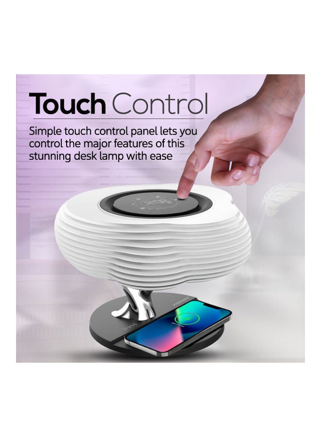 10W True Wireless Speaker, 3-In-1 Unique Cloud Design Smart Lamp and Multi-Regional Plugs Multicolour