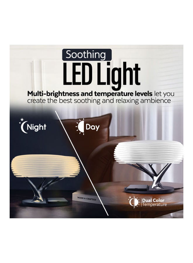 10W True Wireless Speaker, 3-In-1 Unique Cloud Design Smart Lamp and Multi-Regional Plugs Multicolour