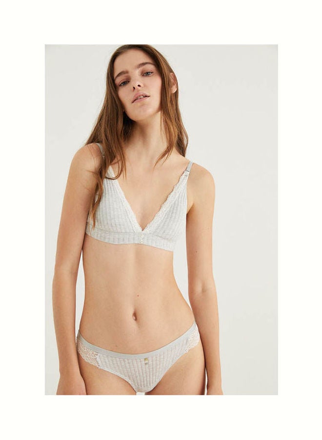 women'secret Loose Brazilian Briefs Grey - Image 2