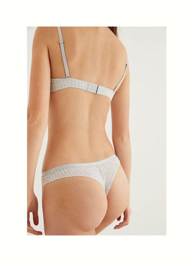 women'secret Loose Brazilian Briefs Grey - Image 3