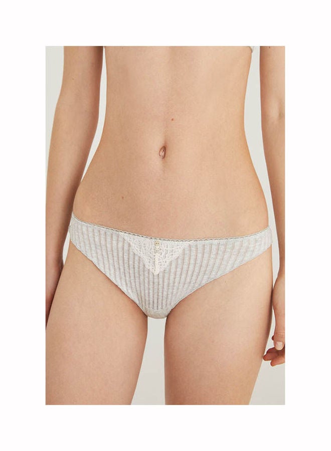 women'secret Loose Brazilian Briefs Grey - Image 3