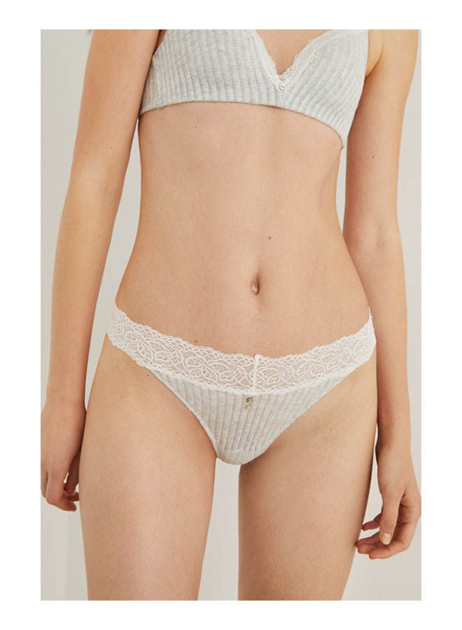 women'secret Loose Brief Grey - Image 3