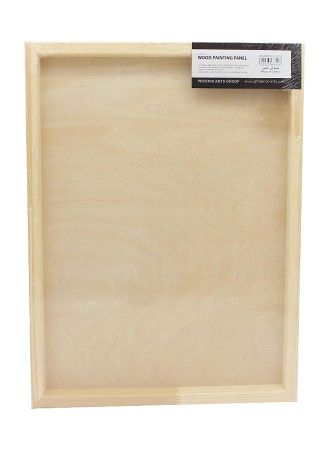Phoenix Canvas Panel Board Rectangle Beige - Image 2
