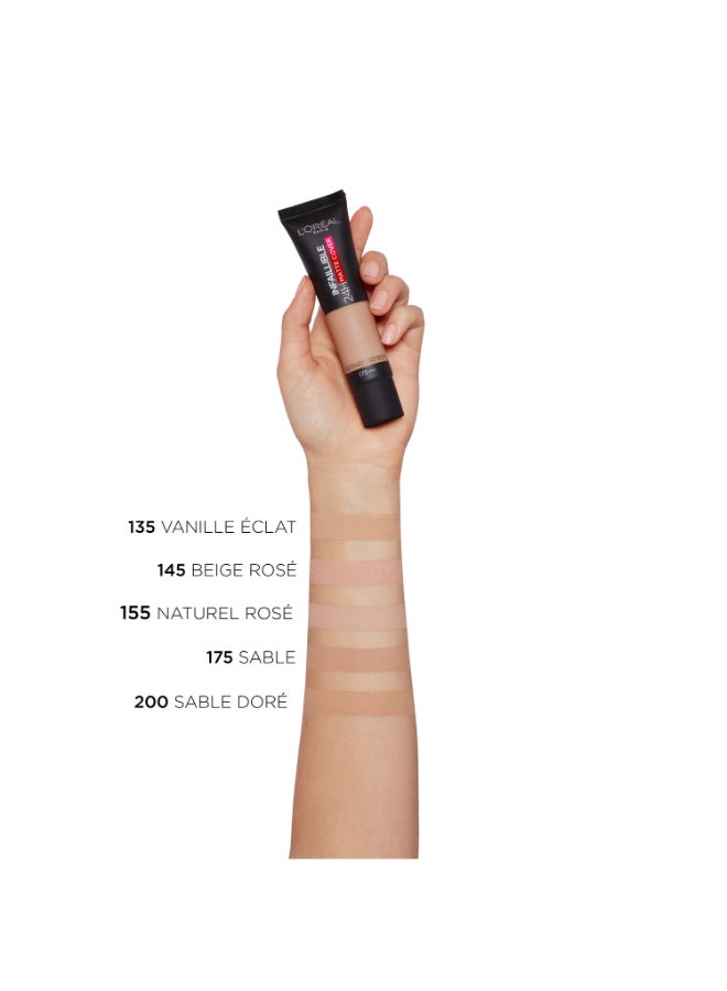L'OREAL PARIS Infallible 24H Matte Cover Foundation 175 Sand - Image 5