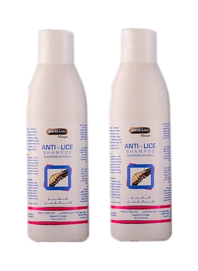 HEMANI - Pack Of 2 Anti Lice Shampoo 2x150ml - Image 1