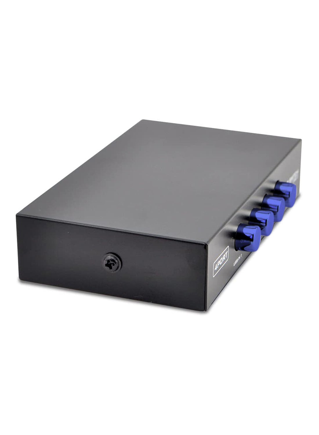 4 Port USB 2.0 Sharing Manual Switch Box Hub 4 PCS Share Switcher 1 USB Device For Printer Scanner Camera Keyboard Black 