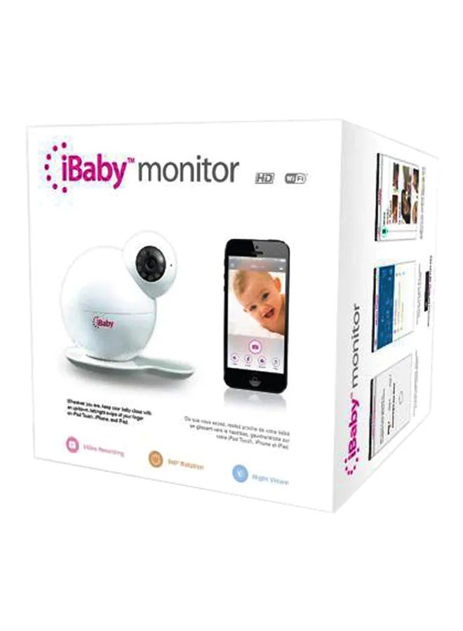 ibaby - Care M7 Smart Wi-Fi Enabled Baby Digital Video Monitor, 360 Rotation, Moonlight Soother, Music Player, Smart Sensors, Apple iPhone and Android- 1551191107-2747 - Image 1