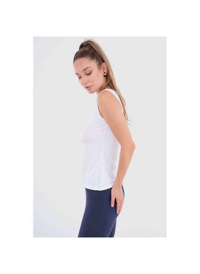 Mesery Round Neck Sleeveless Slim Plain Undershirts Multicolour  - Image 4