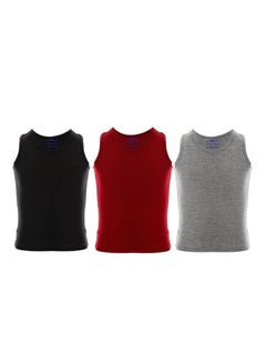 Bundle Of Three Ultra Soft  Undershirt Multicolour