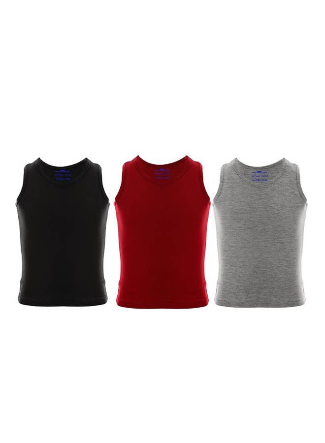 Mesery - Bundle Of Three Ultra Soft  Undershirt Multicolour - Image 1