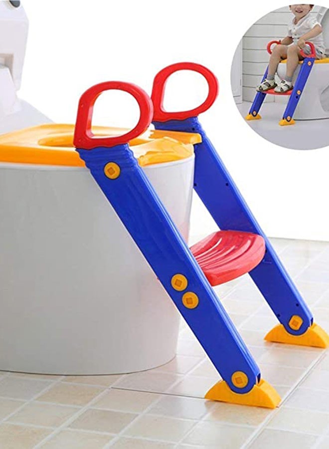 Generic - Lightweight Foldable And Portable Baby Toilet Step Stool Ladder - Image 1