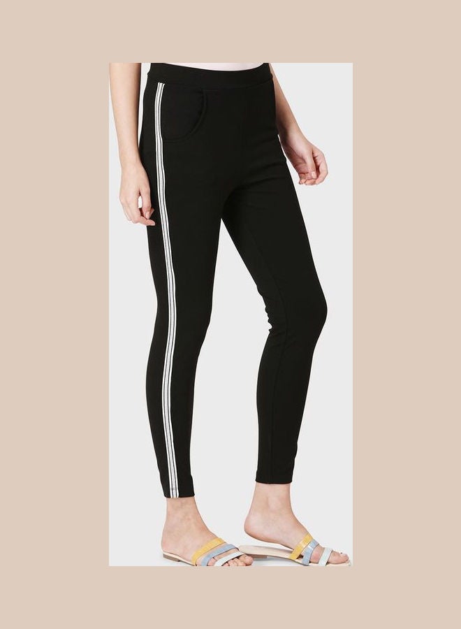 MODE Women High Waist Jeggings Black - Image 3