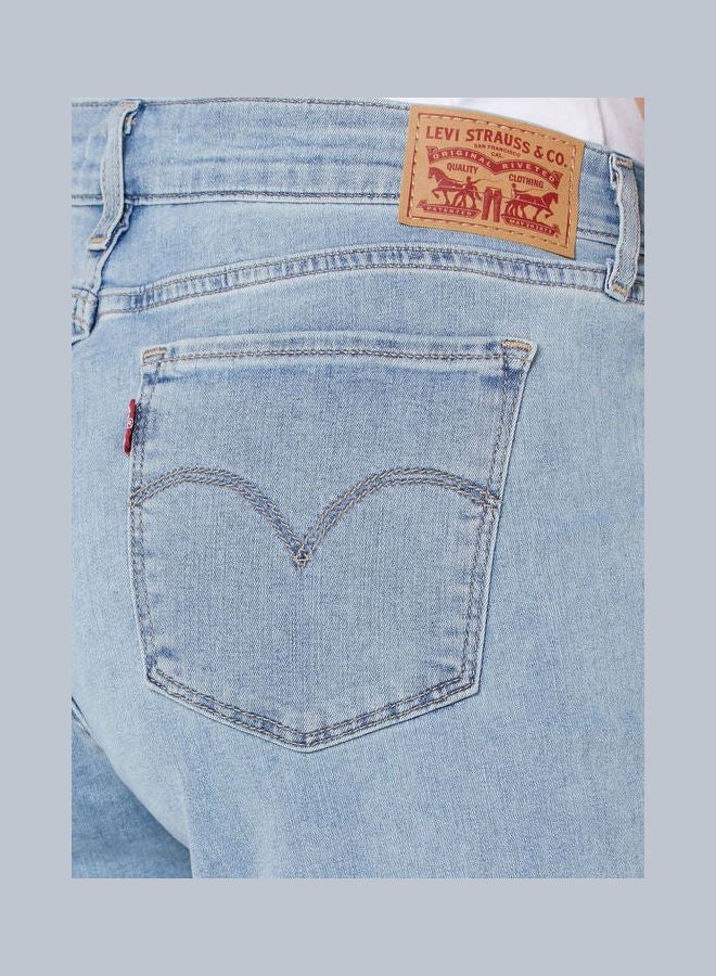ليفايز Women High Waist Skinny Jeans Blue - Image 4