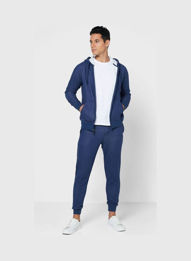 BEVERLY HILLS POLO CLUB - Waist String Sweatpants Navy - Image 1