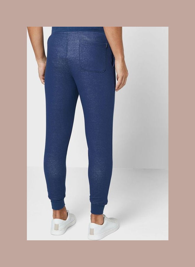 BEVERLY HILLS POLO CLUB - Waist String Sweatpants Navy - Image 1