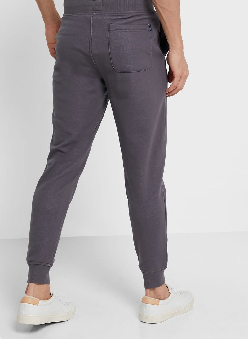 BEVERLY HILLS POLO CLUB - Waist String Sweatpants Grey - Image 1