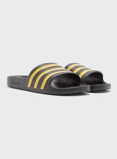 Adilette Aqua Sports Swim Unisex Slides Black/Gold - v1649951021/N53113930V_4