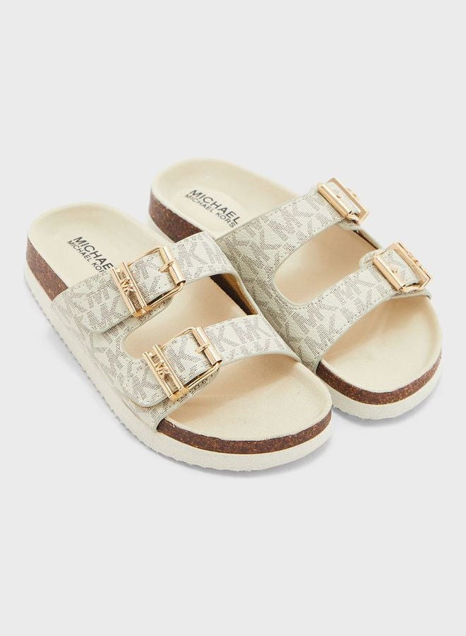 Michael Kors Youth Lorek Monogram Sandals Grey | Best Price UAE | Dubai,  Abu Dhabi