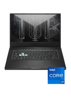ASUS TUF Dash Gaming (Upgraded Version) Laptop With 15.6-Inch Full HD Display, 11th Gen Core i7-11370H Processer/8GB RAM/512GB SSD/4GB Nvidia GeForce RTX 3050Ti Graphics/Windows 10 /International Version English Eclipse Grey  - Image 1