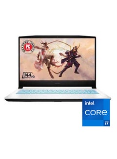 Sword 15 A11UD Gaming Laptop With 15.6-Inch Full HD 144Hz Display, 11th Gen Core i7-11800H Processor/8GB RAM/512GB SSD/4GB NVIDIA GeForce RTX 3050Ti Graphic Card/Windows 10 English White