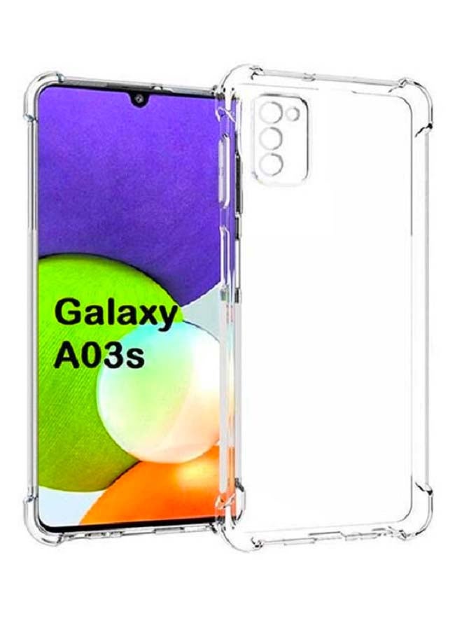 MARGOUN Shockproof Gorilla Bumper TPU Case Cover For Samsung Galaxy A03s Transparent - Image 1