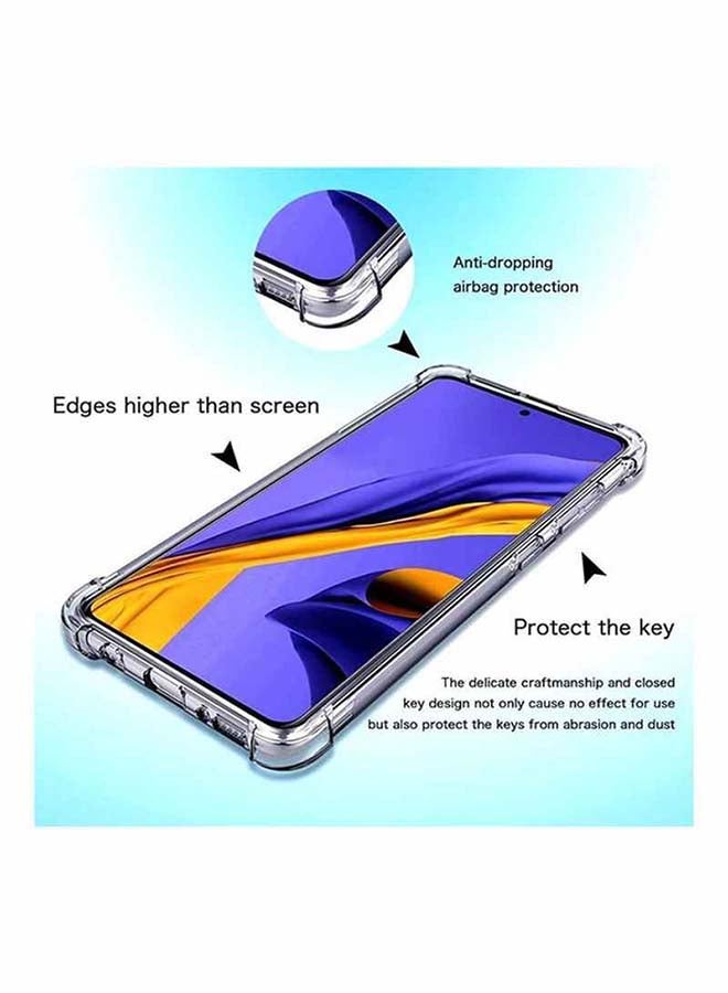 MARGOUN Shockproof Gorilla Bumper TPU Case Cover For Samsung Galaxy A03s Transparent - Image 2