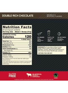 Optimum Nutrition Gold Standard 100% Whey Protein Powder 2 lbs (Delicious Strawberry)  - Image 3