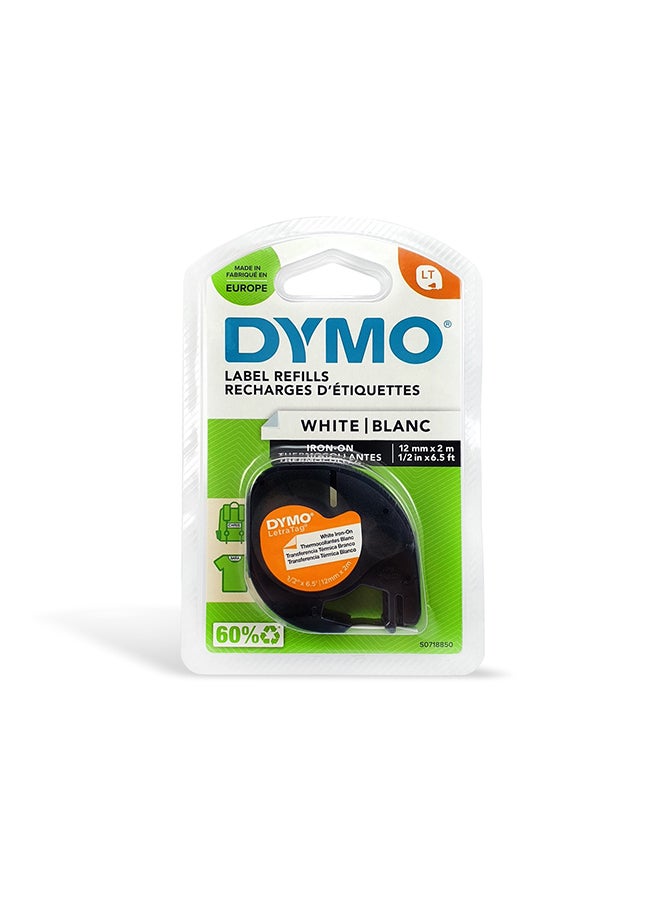 دايمو شريط لاصق ليترا تاج يُلصق بالكي أبيض - Image 1