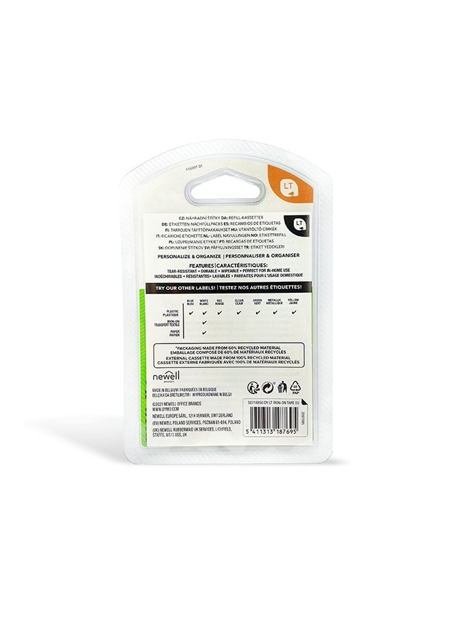 دايمو شريط لاصق ليترا تاج يُلصق بالكي أبيض - Image 2