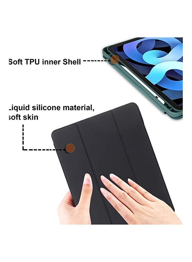 Rock Pow Protective Case Cover For Apple iPad Air4/Air5 10.9 inch (2020/2022) Generation With Pencil Holder Black - Image 4