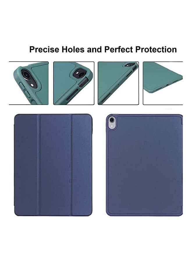 Rock Pow Protective Case Cover For Apple iPad Air4/Air5 10.9 inch (2020/2022) Generation With Pencil Holder Blue - Image 3