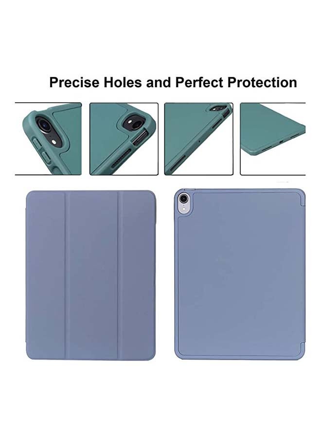 Rock Pow - Protective Case Cover For Apple iPad Air4/Air5 10.9 inch (2020/2022) Generation With Pencil Holder Blue - Image 1
