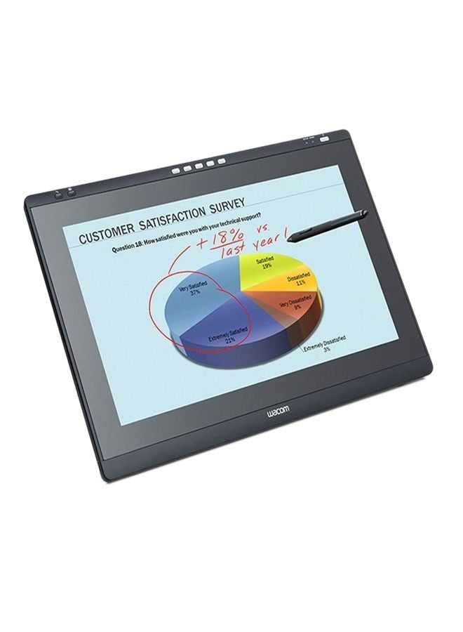 Wacom DTH-2242 21.5-Inch IPS Interactive Pen And Touch Display With A Battery-Free Stylus Black  - Image 1