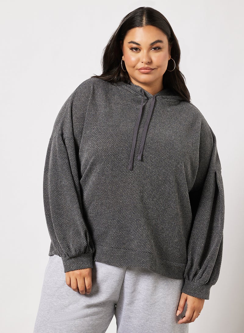 Only Carmakoma - Plus Size Hoodie Grey - Image 1