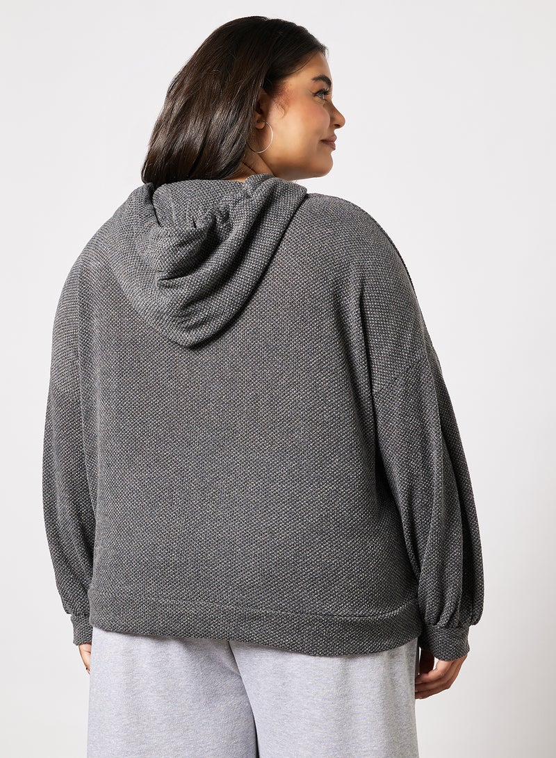 Only Carmakoma - Plus Size Hoodie Grey - Image 1