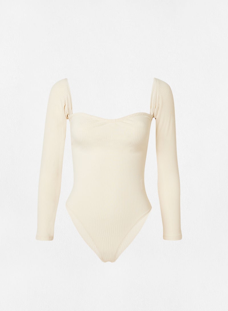 Square Neck Bodysuit Cream - v1650014749/N47080105V_5