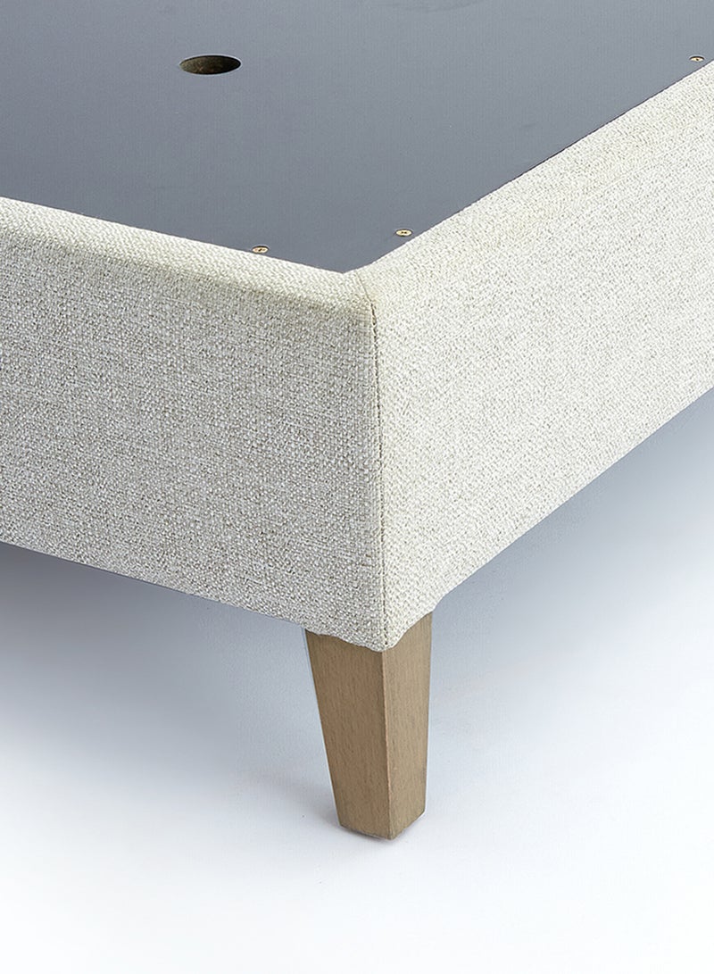 ebb & flow - Bed Frame Luxurious - Queen Size Bed - Elegant Stud Collection - Luxurious Home Ash Grey 1660 x 2080 x 1100mm - Image 1