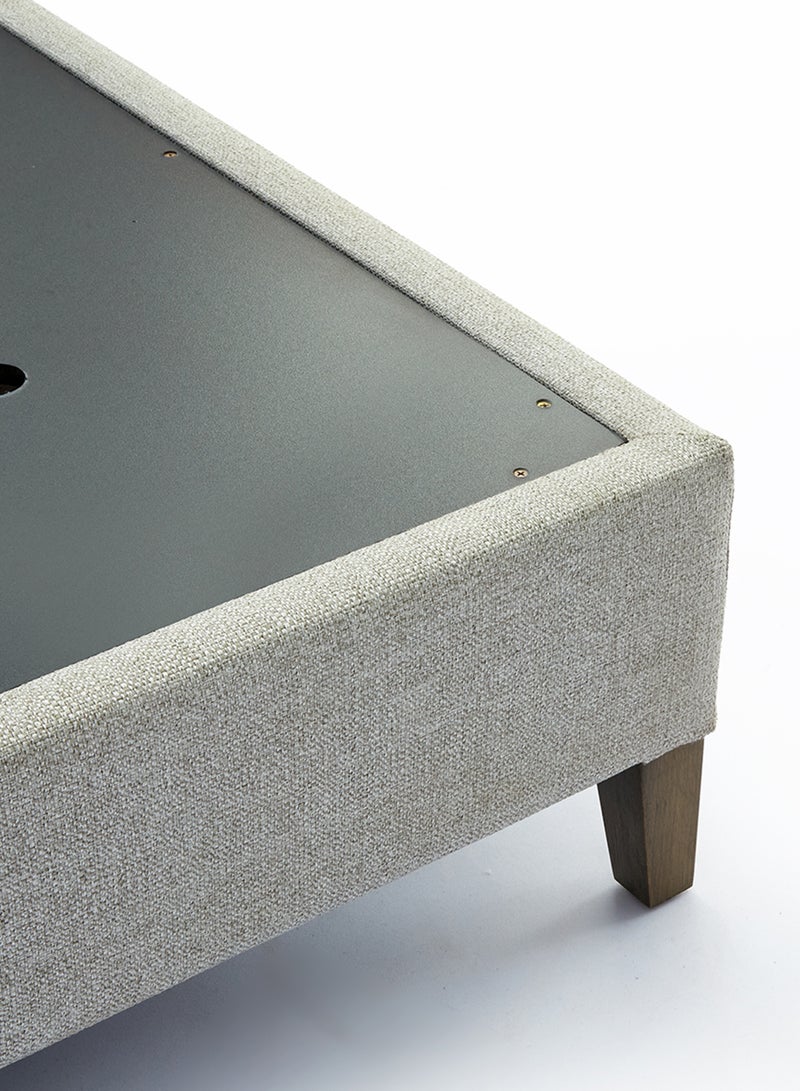 ebb & flow - Bed Frame Luxurious - Queen Size Bed - Elegant Stud Collection - Luxurious Home Ash Grey 1660 x 2080 x 1100mm - Image 1
