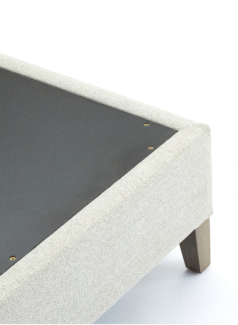 ebb & flow - Bed Frame Luxurious - Queen Size Bed - Elegant Stud Collection - Luxurious Home Ash Grey 1660 x 2080 x 1100mm - Image 1