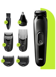BRAUN All-In-One Trimmer MGK3220 6-In-1 Trimmer- 5 Attachments Black 300grams  - Image 2