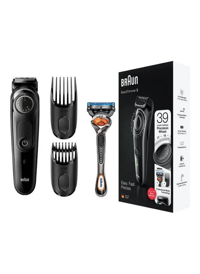 BRAUN BT3242 Beard Trimmer With Gillette Fusion5 Pro Glide Razor Black - Image 2