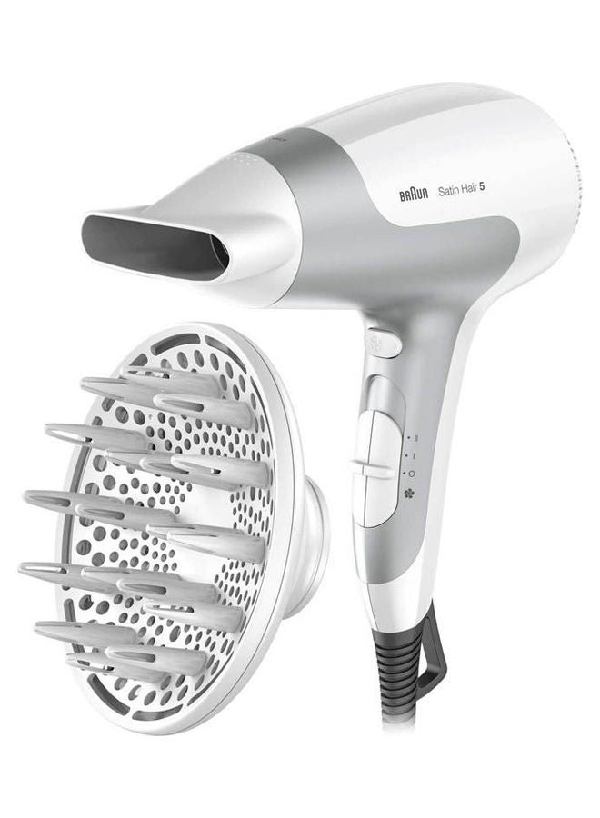 BRAUN HD585 Satin Hair 5 PowerPerfection Dryer Silver - Image 1