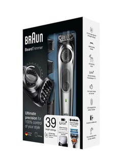 BRAUN Beard Trimmer BT7020 With Precision Dial, 4 Attachments And Gillette Fusion5 ProGlide Razor. Black  - Image 1